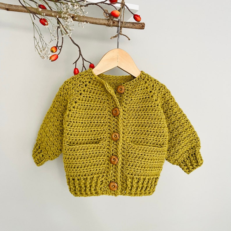 Cedarwood Cardigan Crochet Pattern