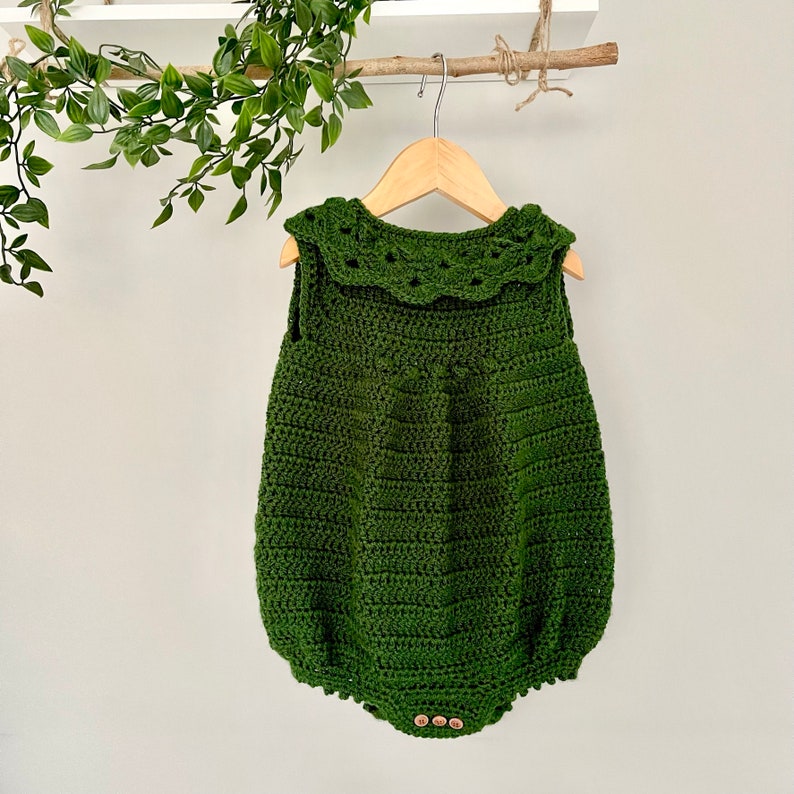 Sunny Baby Romper Crochet Pattern