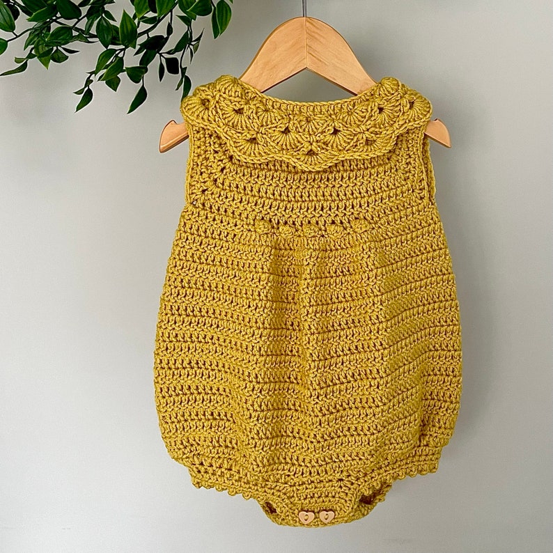 Sunny Baby Romper Crochet Pattern