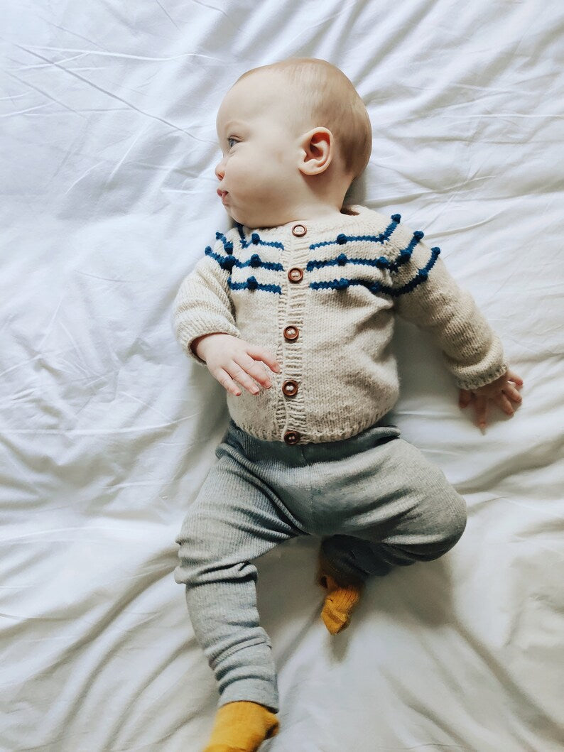 Classic Baby Cardigan Knitting Pattern
