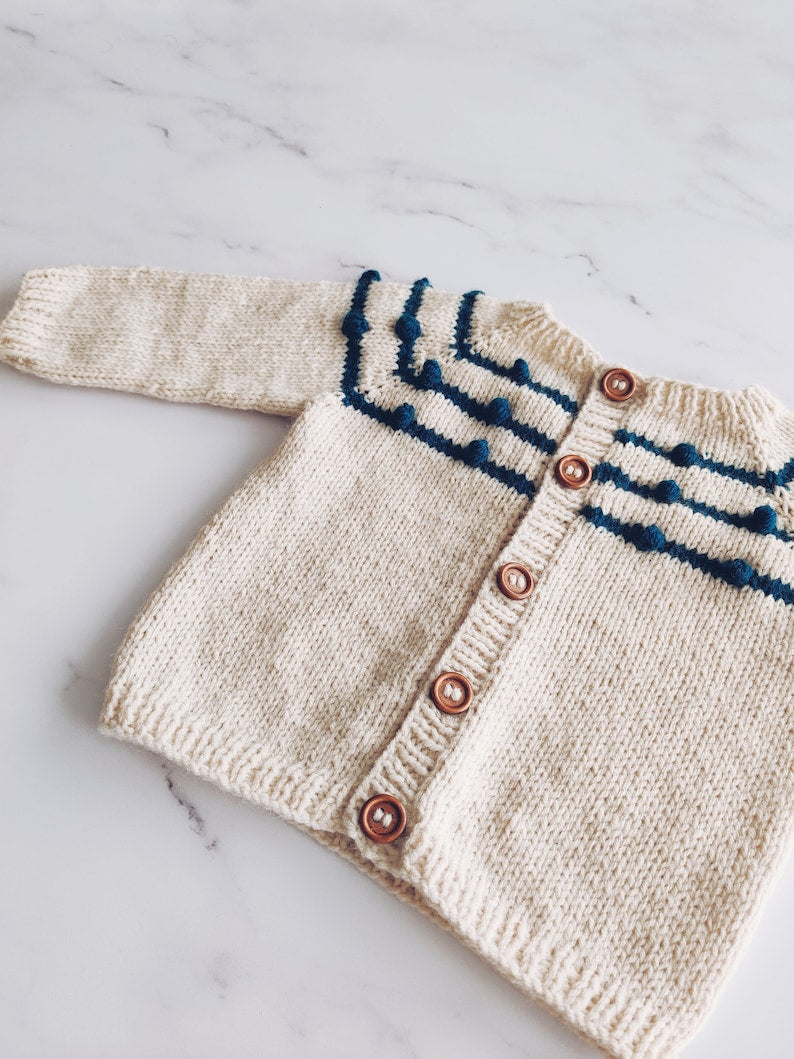 Classic Baby Cardigan Knitting Pattern