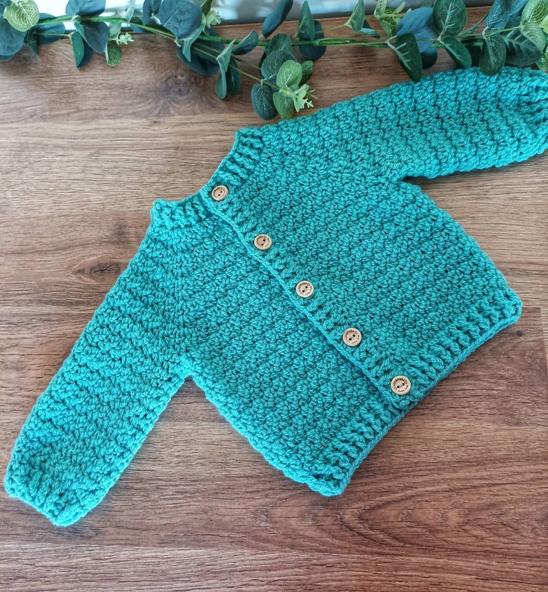 Vanilla Baby Cardigan Crochet Pattern