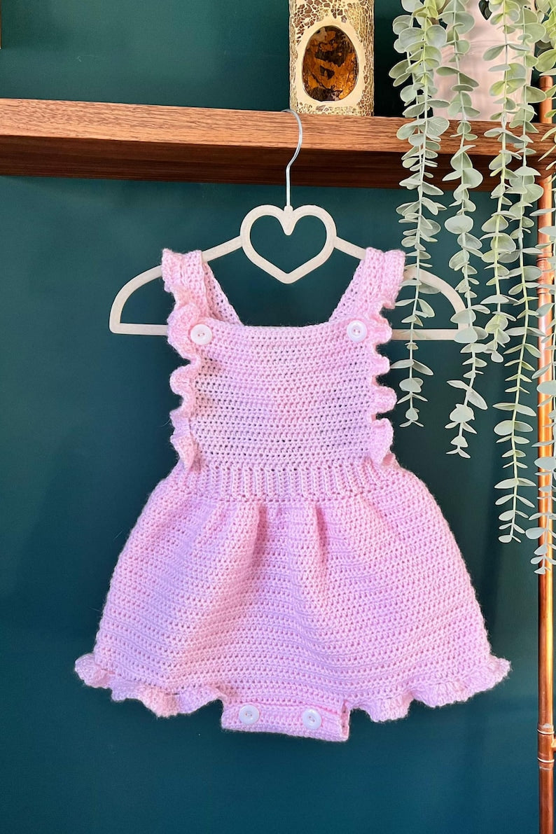 Roseberry Romper Crochet Pattern