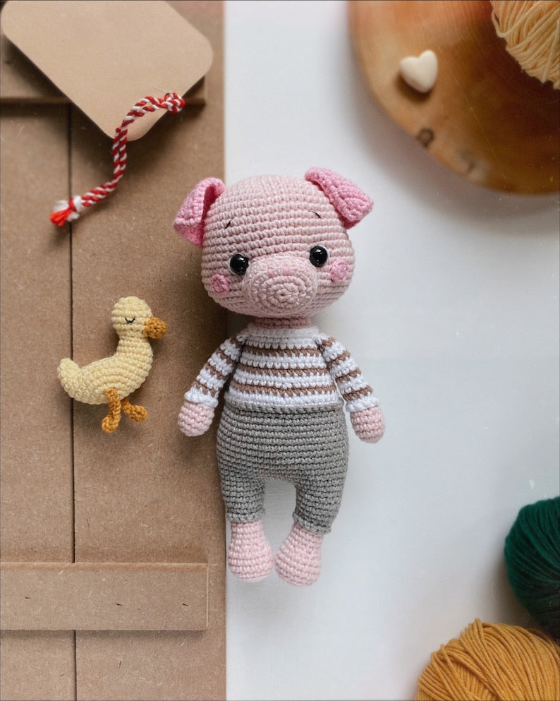 Piggy Friend Crochet Pattern