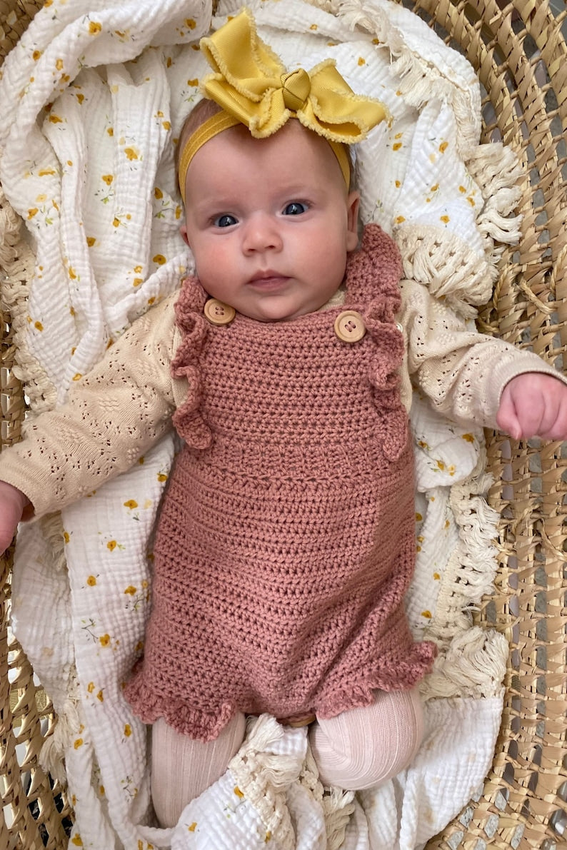 Roseberry Romper Crochet Pattern