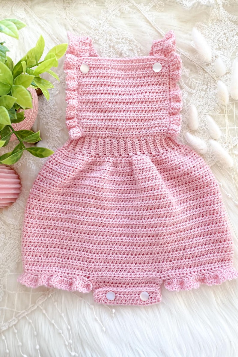 Roseberry Romper Crochet Pattern