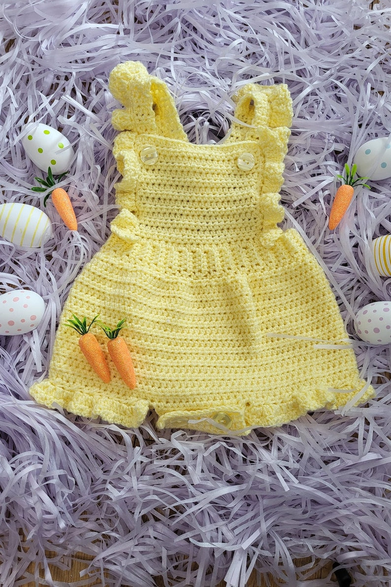 Roseberry Romper Crochet Pattern