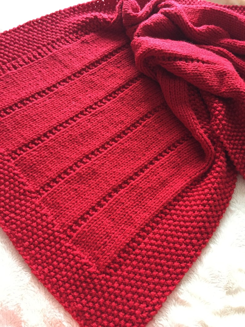 Soft Mist Blanket Knitting Pattern