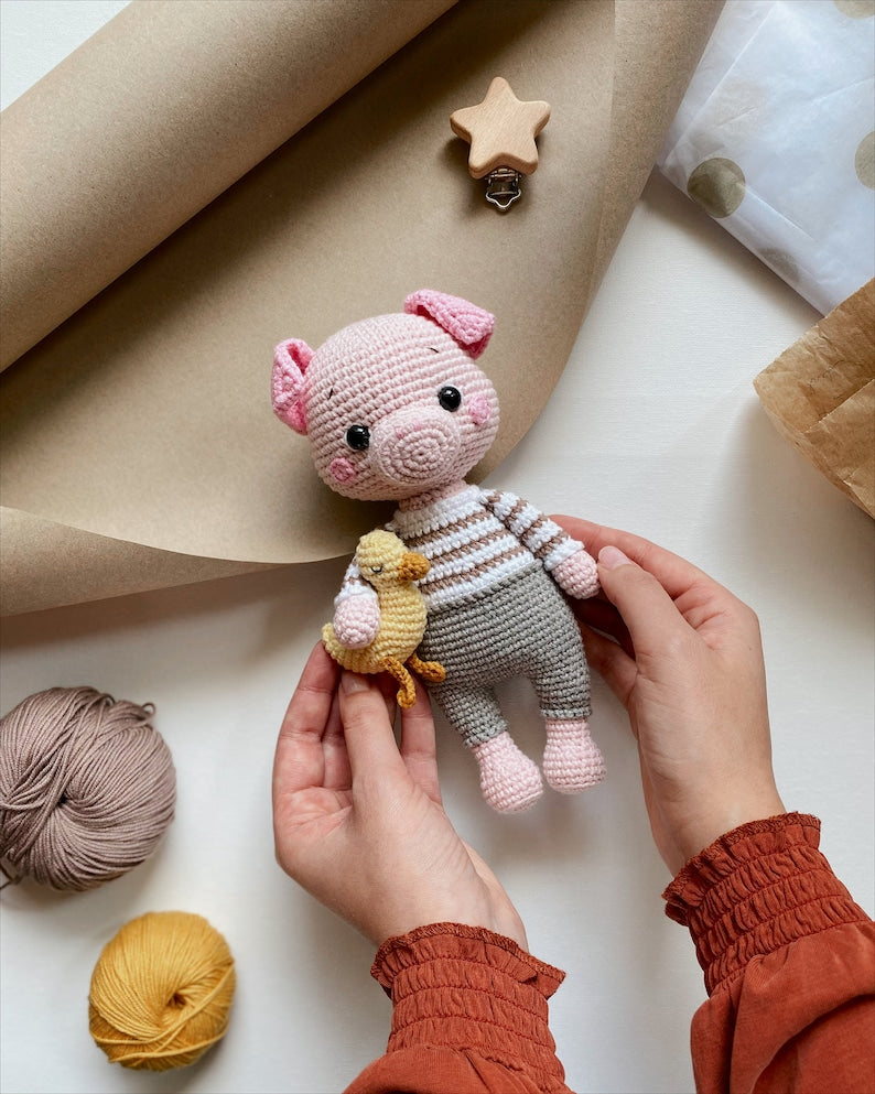 Piggy Friend Crochet Pattern