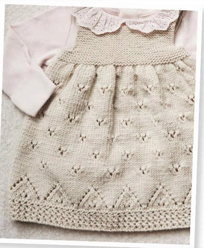 Vintage Pinafore Knitting Pattern
