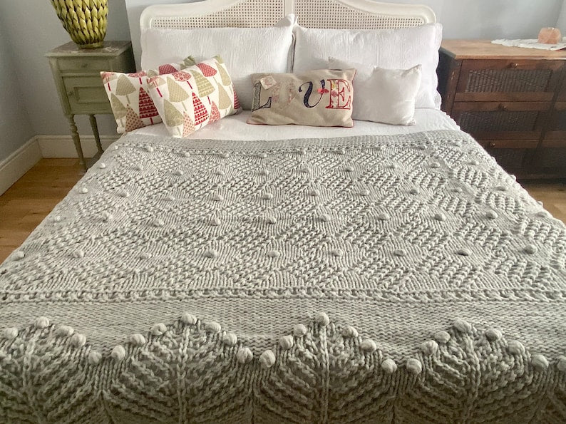 Pinecrest Blanket Knitting Pattern