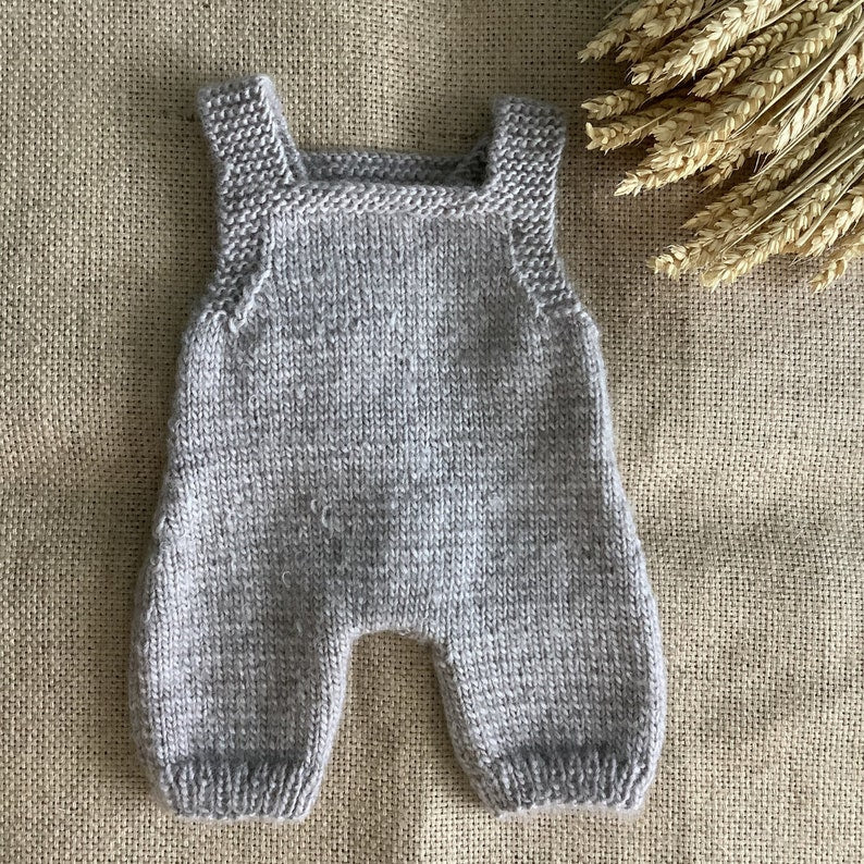 Mossy Overalls Knitting Pattern