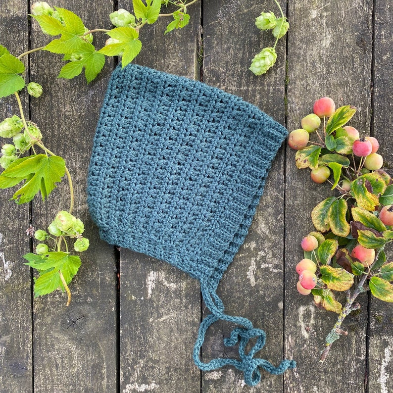 Pinewood Bonnet Crochet Pattern