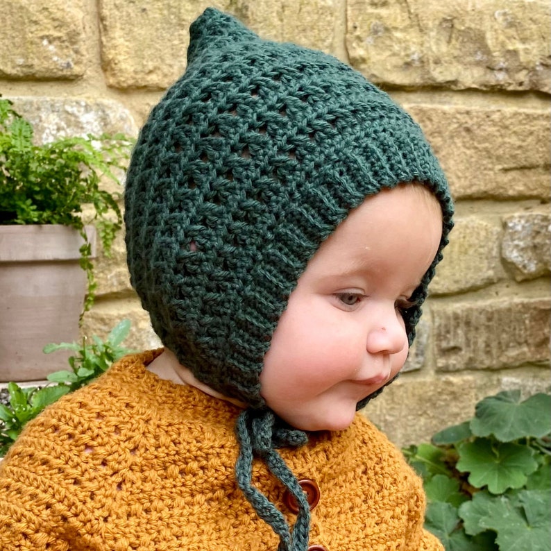 Pinewood Bonnet Crochet Pattern