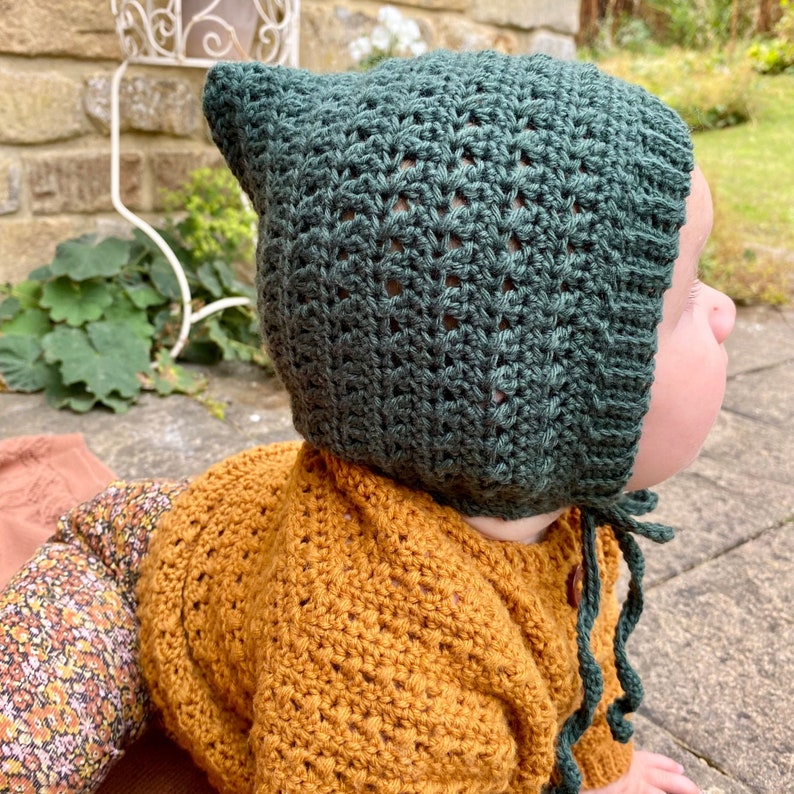 Pinewood Bonnet Crochet Pattern