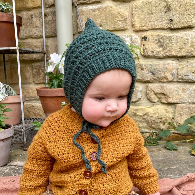 Pinewood Bonnet Crochet Pattern