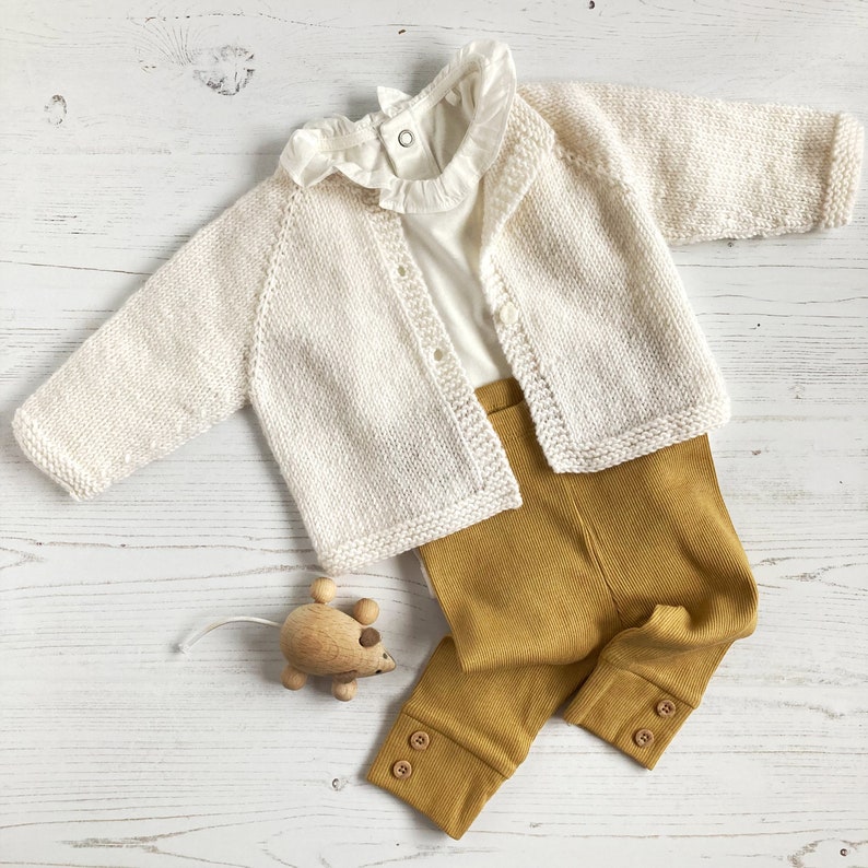 Honey Baby Cardigan Knitting Pattern
