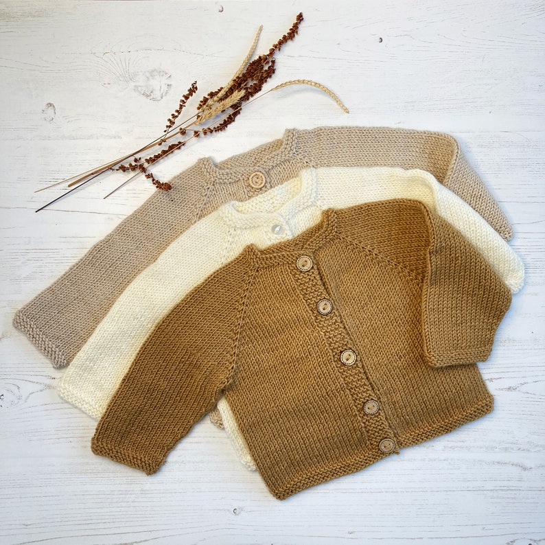 Honey Baby Cardigan Knitting Pattern