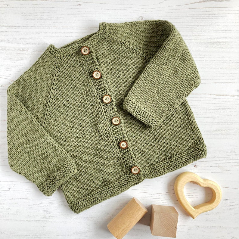 Honey Baby Cardigan Knitting Pattern