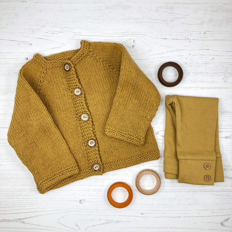 Honey Baby Cardigan Knitting Pattern