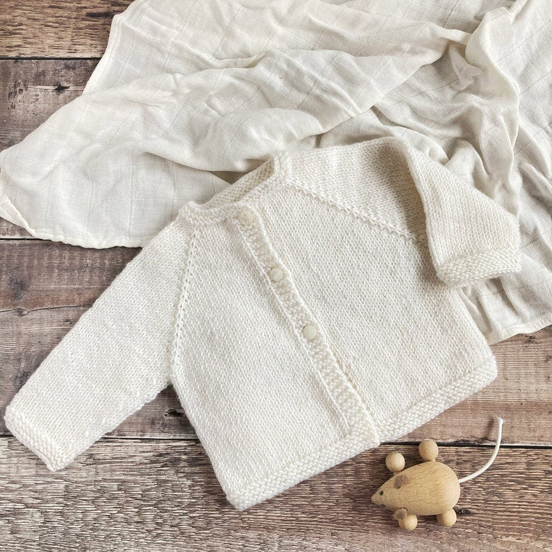 Honey Baby Cardigan Knitting Pattern