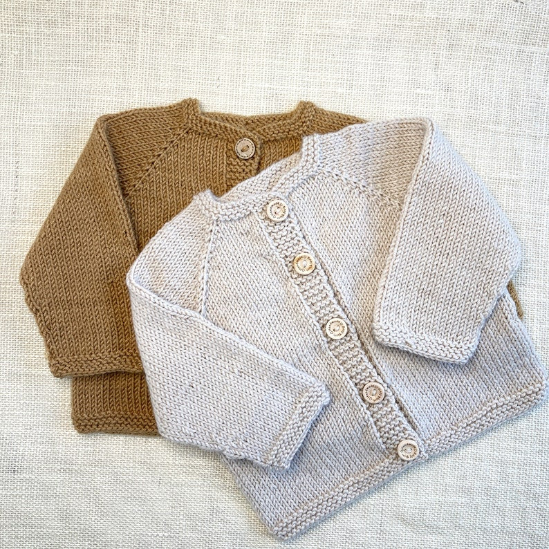 Honey Baby Cardigan Knitting Pattern