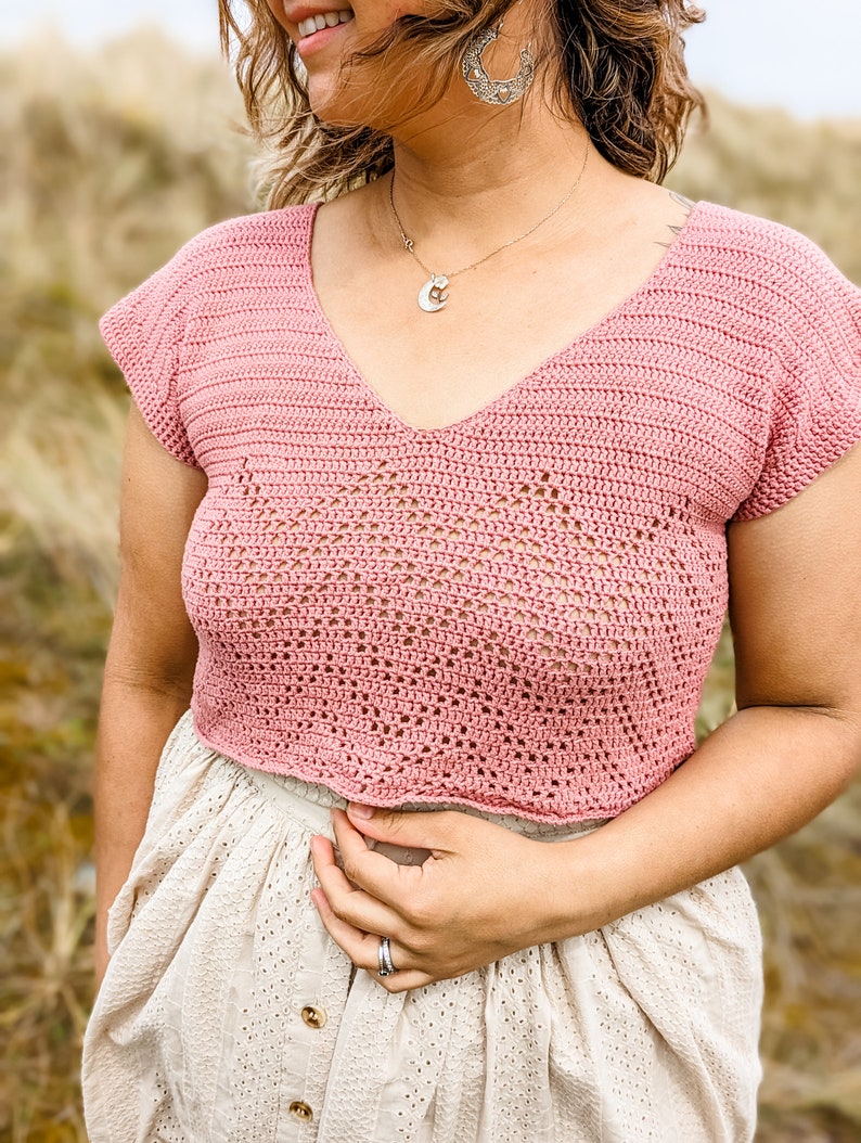 Vintage Zigzag Top Crochet Pattern