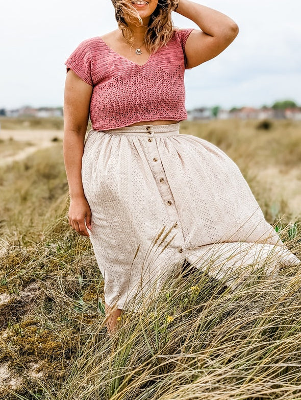 Vintage Zigzag Top Crochet Pattern