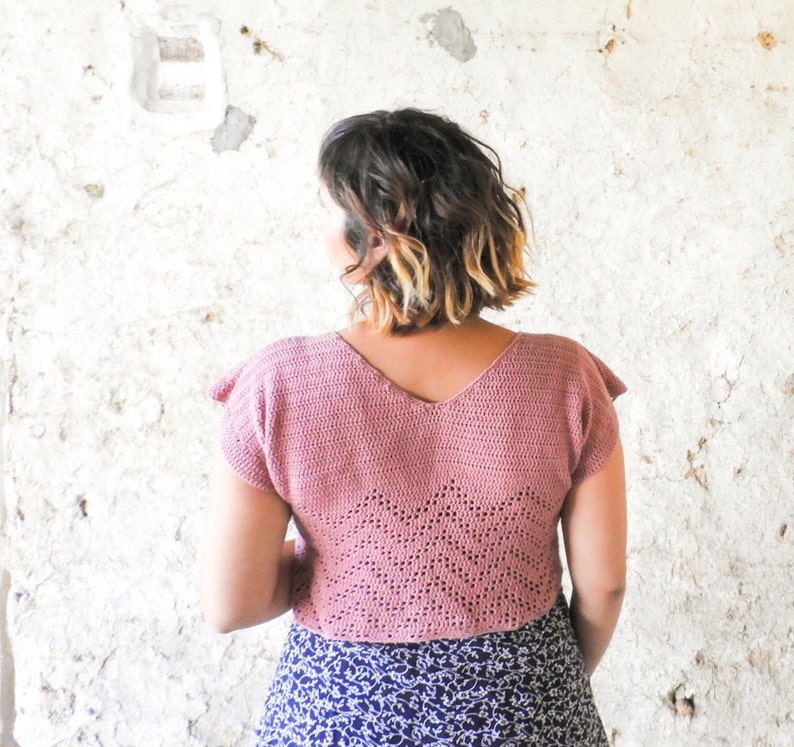 Vintage Zigzag Top Crochet Pattern