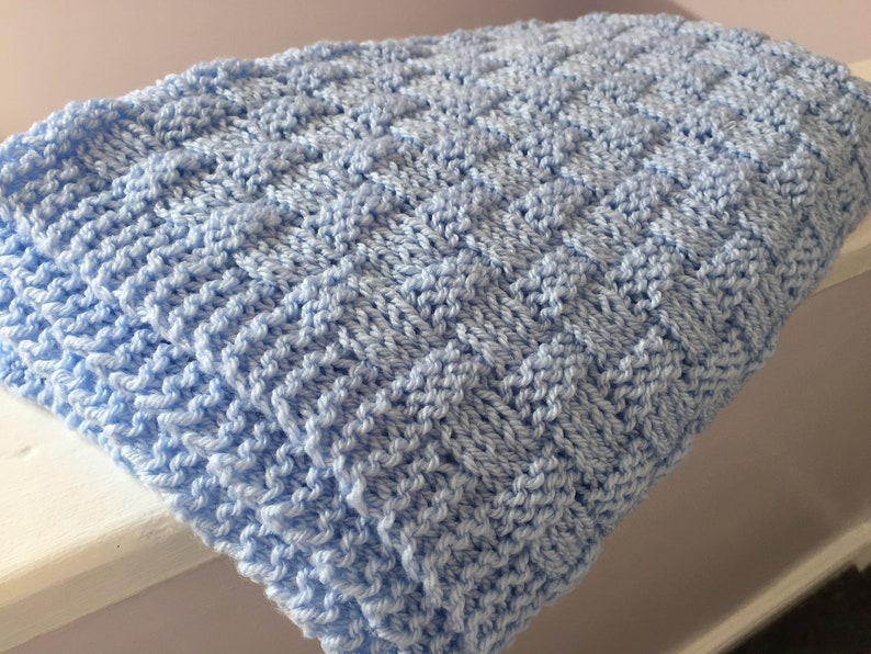 Gentle Weave Blanket Knitting Pattern
