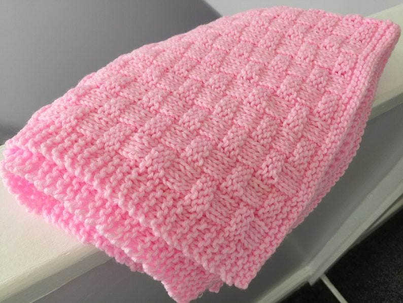 Gentle Weave Blanket Knitting Pattern