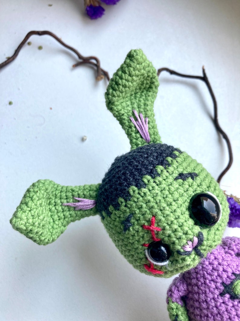 Zombie Bunny Crochet Pattern