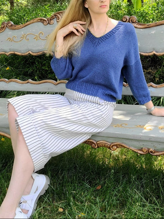 Rosalie Blouse Knitting Pattern