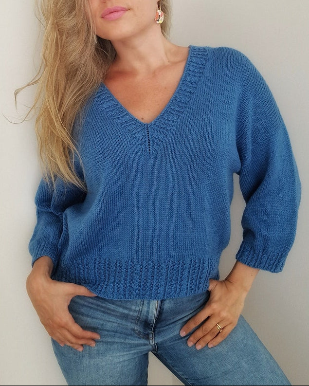 Rosalie Blouse Knitting Pattern