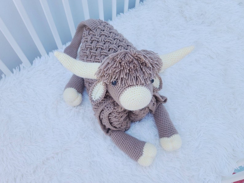 Highland Bloom Blanket Crochet Pattern