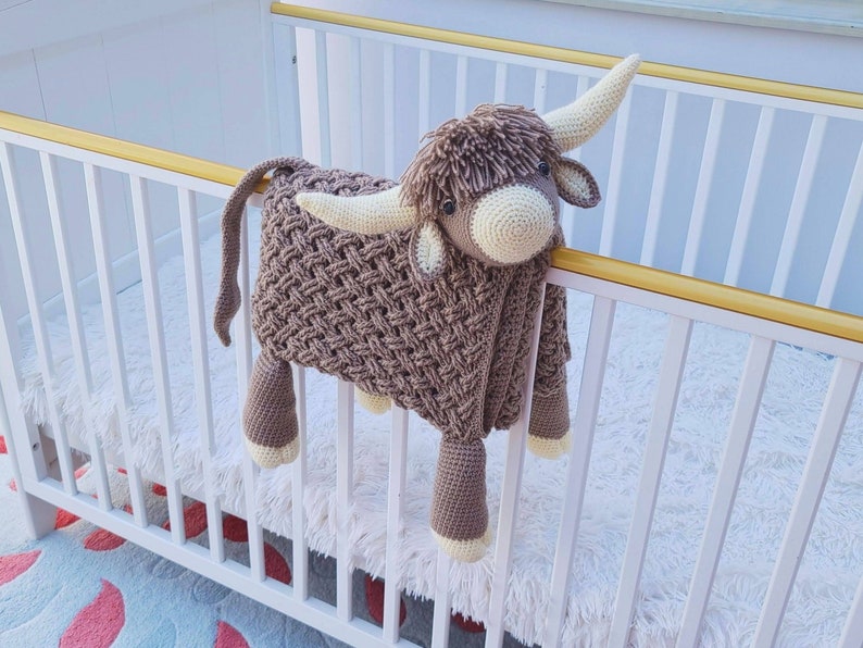 Highland Bloom Blanket Crochet Pattern
