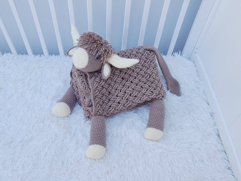 Highland Bloom Blanket Crochet Pattern