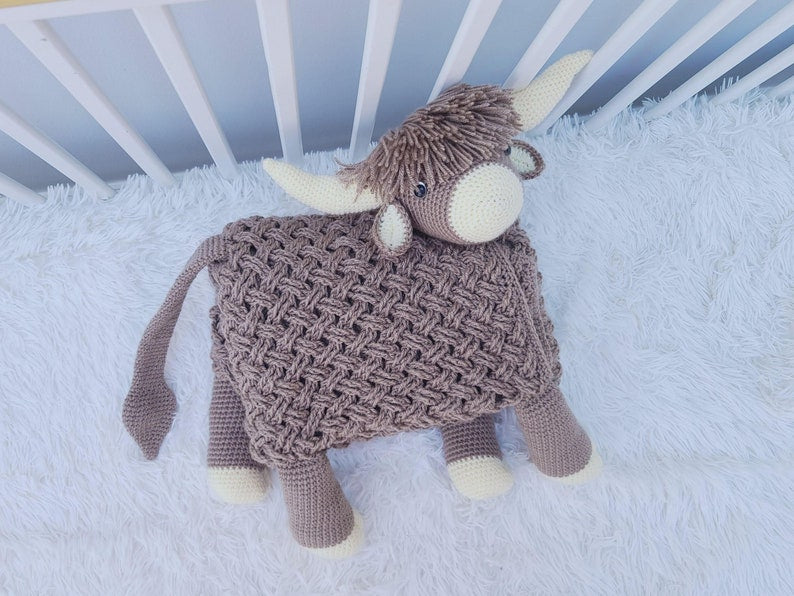 Highland Bloom Blanket Crochet Pattern