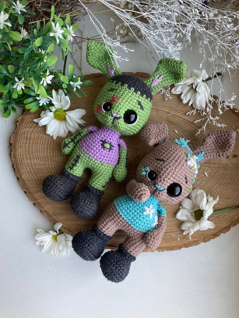 Zombie Bunny Crochet Pattern