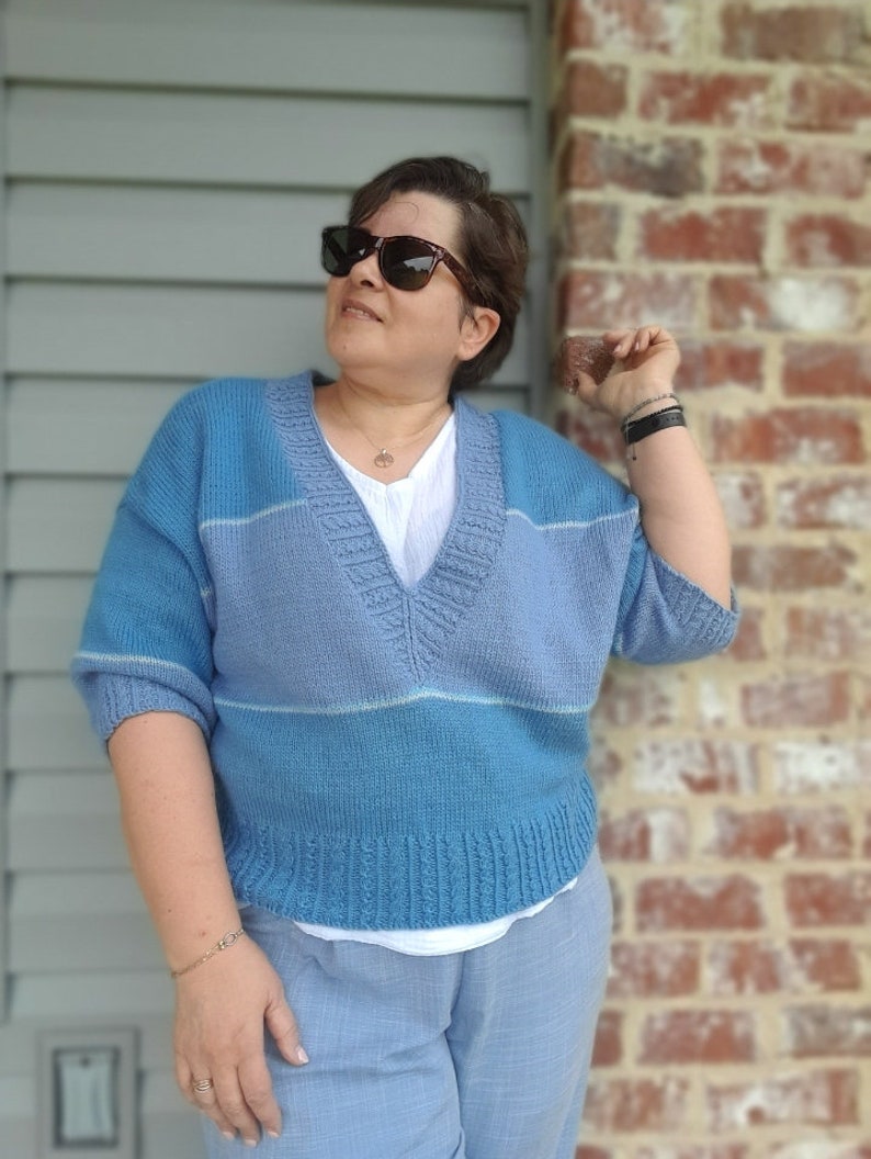 Rosalie Blouse Knitting Pattern