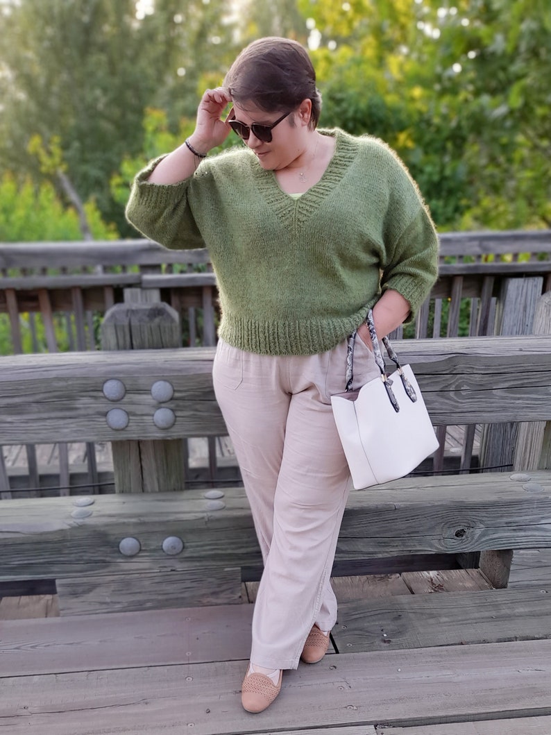 Rosalie Blouse Knitting Pattern
