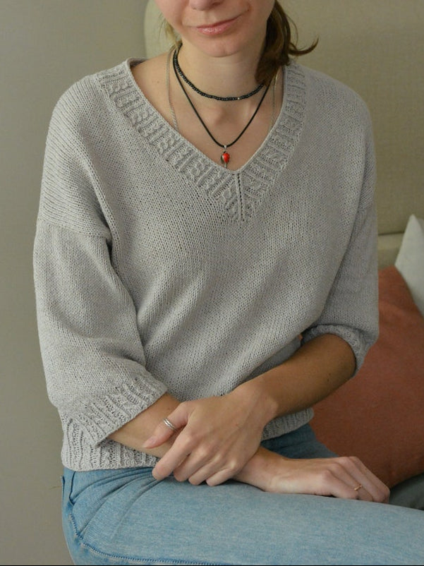 Rosalie Blouse Knitting Pattern