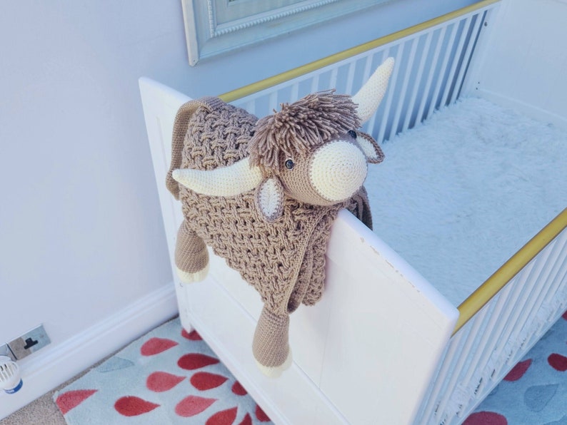 Highland Bloom Blanket Crochet Pattern