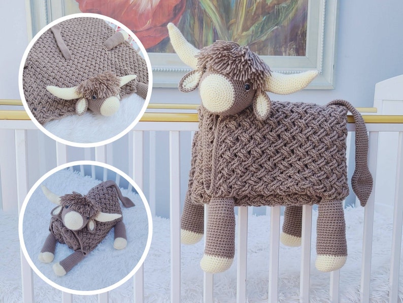 Highland Bloom Blanket Crochet Pattern