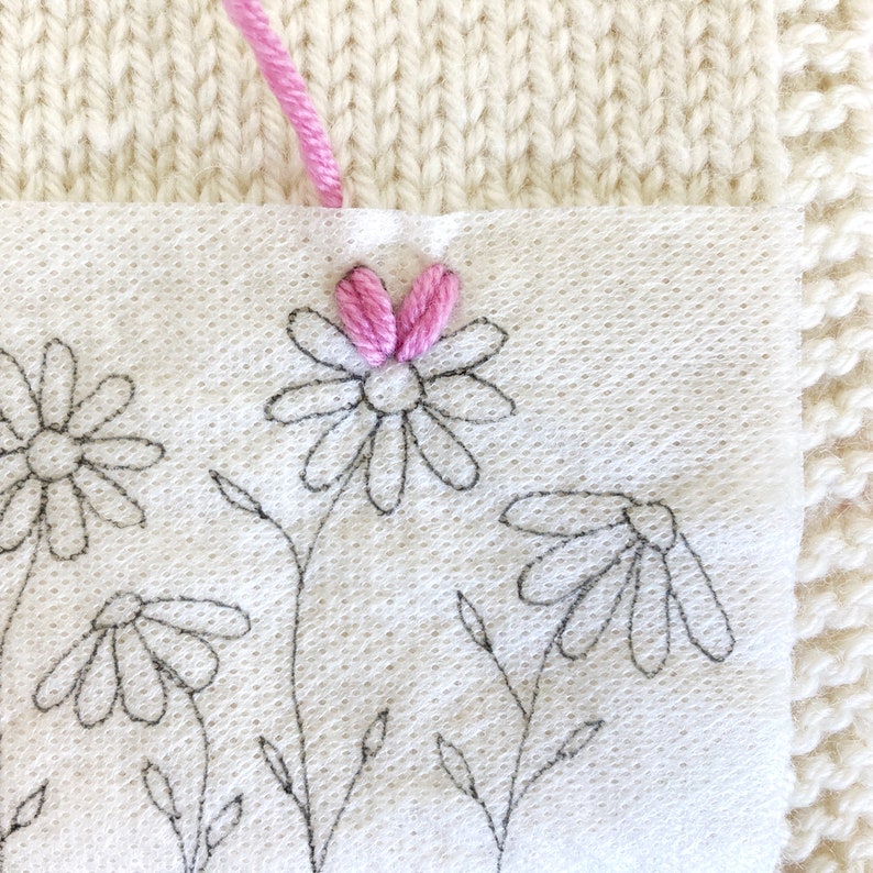 Daisy Bloom Cardigan Knitting Pattern