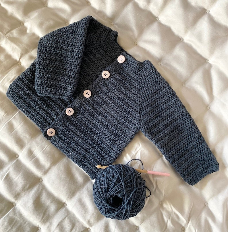Clover Cardigan Crochet Pattern