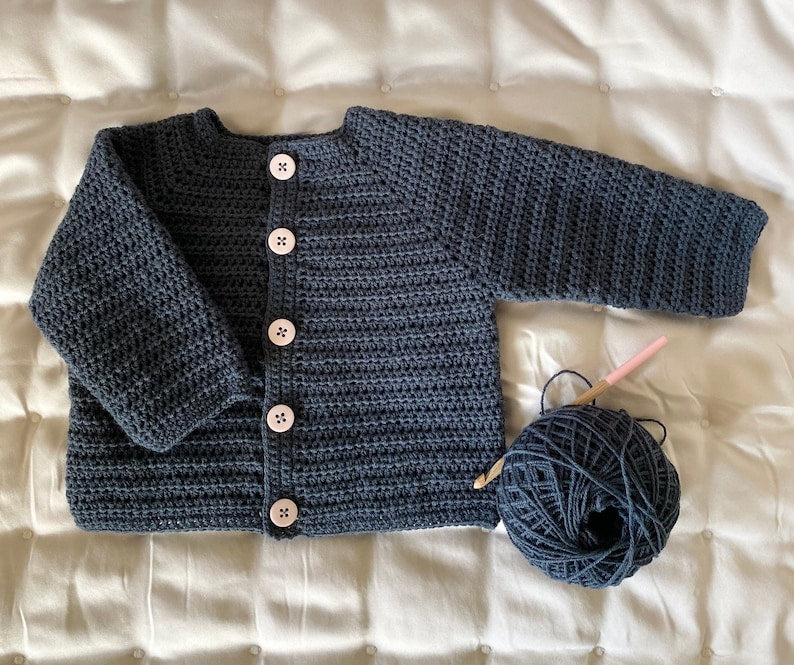 Clover Cardigan Crochet Pattern