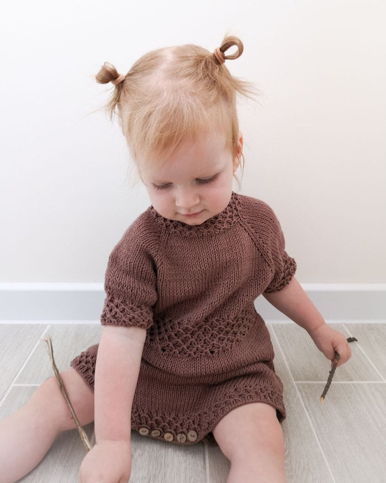 Holy Baby Bodysuit Knitting Pattern