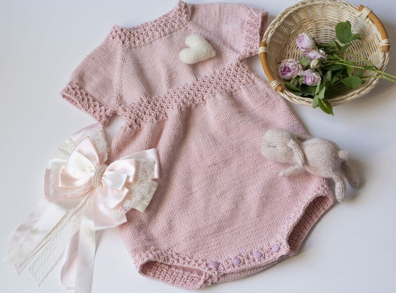 Holy Baby Bodysuit Knitting Pattern