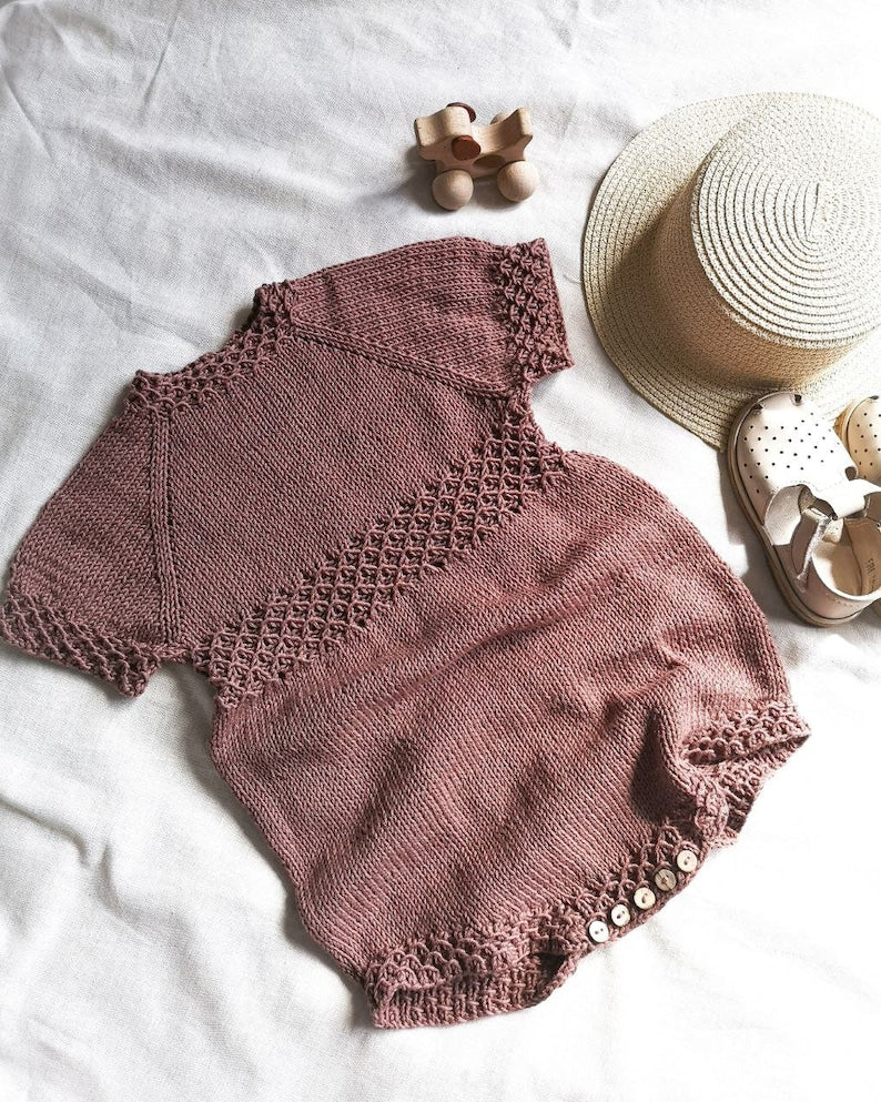 Holy Baby Bodysuit Knitting Pattern